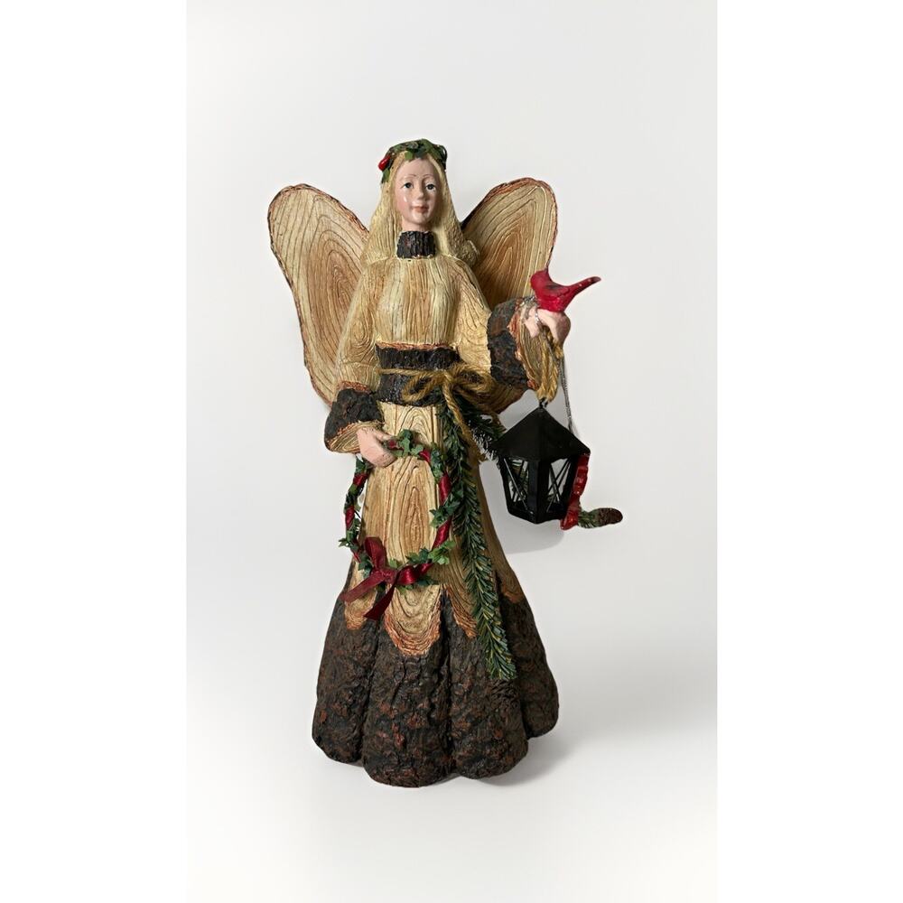 Lovely Resin Christmas Angel By Divine Word Gift Shop. Measures 12 x 6